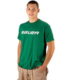 BAUER CORE KIDS SHORT SLEEVE T-SHIRT - 1051005_bauer_2017_core_ss_green