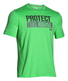 UNDER ARMOUR PTH GRAPHIC LASER GREEN SS SR T-SHIRT - 1253655_ua_2016_pth_graphic_t_green_front