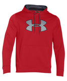 UNDER ARMOUR STORM ARMOUR FLEECE BIG LOGO SR HOODY - 1256932_ua_2016_big_logo_hood_red_front