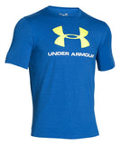 UNDER ARMOUR BLUE SPORTSTYLE LOGO SS SR T-SHIRT - 1257615_ua_2016_cc_sportstyle_royal_front