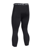 UNDER ARMOUR HEATGEAR ARMOUR 3/4 SR LEGGINGS BLACK - 1264005_ua_2016_com_pants_black_front_01