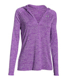 UNDER ARMOUR TECH TWIST LS PURPLE WOMENS HOODY - 1269181_ua_2016_tech_ls_hood_purple_front_cff4d701-4053-451c-838a-9f2be2773b9f
