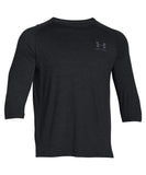 UNDER ARMOUR SPORTSTYLE BLACK SR 3/4 T-SHIRT - 1269757_ua_2016_tri_blend_t_black_front