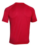 UNDER ARMOUR TECH BOXED LOGO RED SS SR T-SHIRT - 1271720_ua_2016_tech_boxed_red_front_01