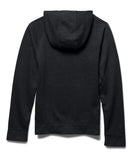 UNDER ARMOUR TRIBLEND FLEECE BLACK JR HOODY - 1271873_ua_2016_fleece_hoodie_black_front_01