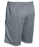 UNDER ARMOUR TECH MESH STEEL SR SHORTS - 1271940_ua_2016_mesh_short_grey_front_01