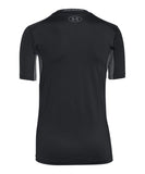 UNDER ARMOUR BLACK COOLSWITCH FITTED SS JR T-SHIRT - 1274995_ua_2016_coolswitch_ss_black_front_01