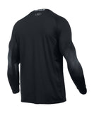 UNDER ARMOUR PURESTRIKE GRIPPY FITTED LS SR SHIRT BLACK STEEL - 1276972_ua_2016_com_ls_black_front_01