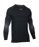 UNDER ARMOUR PURESTRIKE GRIPPY FITTED LS SR SHIRT BLACK STEEL - 1276972_ua_2016_com_ls_black_front