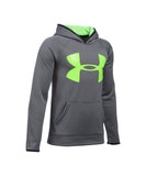 UNDER ARMOUR FLEECE STORM HIGHLIGHT JR HOODY GRAPHITE GREEN - 1281073_ua_2016_hoodie_grey_green_front_45cd3b91-0a54-49c8-bb92-79deb8b633da