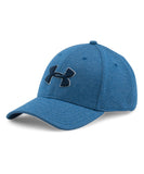 UNDER ARMOUR HEATHER BLITZING SR CAP HERON BLUE - 1283151_ua_2016_cap_blue_front