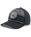 UNDER ARMOUR STRIPES LOW CROWN SR CAP BLACK - 1283158_ua_2016_cap_black_front