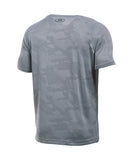 UNDER ARMOUR TECH JACQUARD SS SR T-SHIRT STEEL GREY - 1285087_ua_2016_shirt_grey_front_01