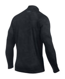 UNDER ARMOUR TECH JACQUARD 1/4 ZIP LS SR SHIRT BLACK - 1285095_ua_2016_ls_black_front_01