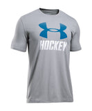 UNDER ARMOUR HOCKEY LOGO SR T-SHIRT GREY - 1285386_ua_2016_shirt_grey_front