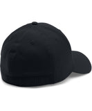 UNDER ARMOUR HEADLINE STRETCH FIT BLACK SR CAP - 1291853-001_B