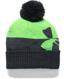 UNDER ARMOUR BOY'S POM BEANIE ANTHRACITE - 1300090-016_168954-1