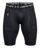 UNDER ARMOUR SR COMPRESSION JOCK SHORTS - BLACK - 1317156-001-Front