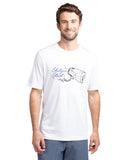 TRAVISMATHEW MEN'S SHOTGUN START T SHIRT - 1MP090-1WHT