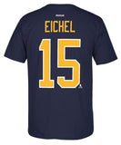 REEBOK BUFFALO SABRES EICHEL #15 SR T-SHIRT - 3404a_ccm_2016_eichel_shirt_blue_back_79778901-839d-4781-be29-1df8cbaf9603