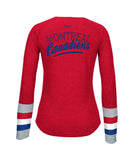 REEBOK MONTREAL CANADIENS JERSEY STRIPED HENLEY WOMEN'S SHIRT - 4414w_ccm_2016_womens_montreal_front_01