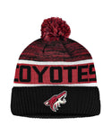 ARIZONA COYOTES FANATICS MEN'S RINKSIDE GOALIE CUFFED KNIT TOQUE - ARIZONA-COYOTES-FANATICS-MEN_S-RINKSIDE-GOALIE-CUFFED-KNIT-TOQUE-FRONT