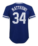 AUSTON MATTHEWS TORONTO MAPLE LEAFS KID'S V-NECK MESH SHIRT - AUSTON-MATTHEWS-TORONTO-MAPLE-LEAFS-KID_S-V-NECK-MESH-FASHION-T-SHIRT-BACK