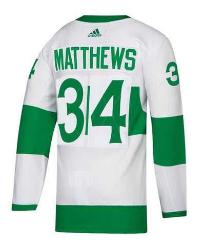 ADIDAS AUTHENTIC PRO TORONTO ST. PATS AUSTON MATTHEWS JERSEY - Adidas-Authentic-Pro-Auston-Matthews-Toronto-Maple-Leafs-Toronto-St-Pats-Third-Jersey-Back