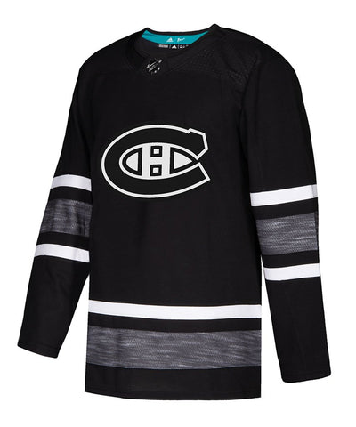 ADIDAS AUTHENTIC PRO MONTREAL CANADIENS 2019 NHL ALL-STAR PARLEY JERSEY - BLACK - Adidas-Authentic-Pro-Montreal-Canadiens-2019-NHL-All-Star-Parley-Jersey-Black-Front