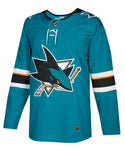 ADIDAS AUTHENTIC PRO SAN JOSE SHARKS HOME JERSEY - Adidas_San_Jose_Sharks_Home_Jersey_Front