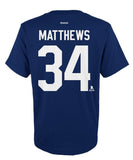 REEBOK TORONTO MAPLE LEAFS MATTHEWS #34 SR T-SHIRT - Auston-Matthews-T-Shirt-Back-min