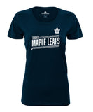 AUSTON MATTHEWS TORONTO MAPLE LEAFS LEVELWEAR WOMEN'S  NAME & NUMBER T SHIRT - Auston-Matthews-Toronto-Maple-Leafs-Levelwear-Womens-Icing-Name-and-Number-T-Shirt-Front-min