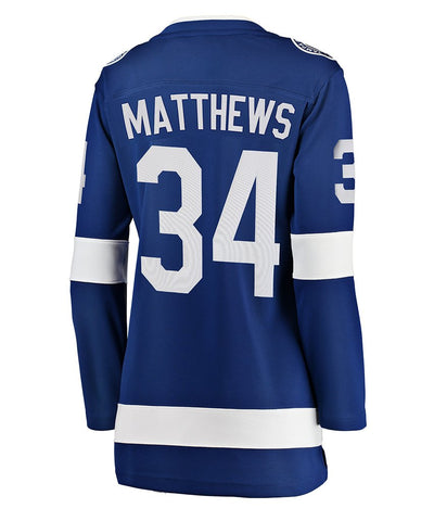 AUSTON MATTHEWS TORONTO MAPLE LEAFS FANATICS WOMEN'S BREAKAWAY JERSEY - Auston-Matthews-Toronto-Maple-Leafs-Womens-Breakaway-Jersey-Back