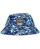 BARDOWN FLORAL PATTERN BUCKET HAT - BLUE - BARDOWN-FLORAL-PATTERN-BUCKET-HAT---BLUE-2