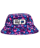 BARDOWN FLORAL PATTERN BUCKET HAT - PINK - BARDOWN-FLORAL-PATTERN-BUCKET-HAT---PINK