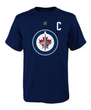 BLAKE WHEELER WINNIPEG JETS KID'S NAME AND NUMBER T SHIRT - BLAKE-WHEELER-WINNIPEG-JETS-KID_S-NAME-AND-NUMBER-T-SHIRT-FRONT