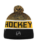 BOSTON BRUINS FANATICS MEN'S RINKSIDE GOALIE CUFFED KNIT TOQUE - BOSTON-BRUINS-FANATICS-MEN_S-RINKSIDE-GOALIE-CUFFED-KNIT-TOQUE-BACK