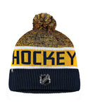 BUFFALO SABRES FANATICS MEN'S RINKSIDE GOALIE CUFFED KNIT TOQUE - BUFFALO-SABRES-FANATICS-MEN_S-RINKSIDE-GOALIE-CUFFED-KNIT-TOQUE-BACK