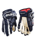 BAUER VAPOR 1X LITE PRO SR HOCKEY GLOVES - Bauer-Vapor-1X-Lite-Pro-Hockey-Gloves-Navy-White