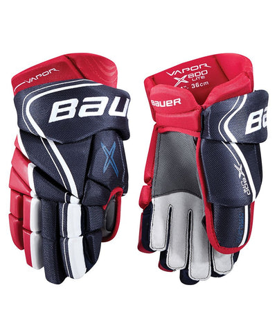 BAUER VAPOR X800 LITE JR HOCKEY GLOVES - Bauer-Vapor-X800-Lite-Hockey-Gloves-Navy-Red-White-min