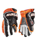 BAUER VAPOR 1X LITE SR HOCKEY GLOVES - Bauer-Vapor1X-Lite-Glvoes-Black-Orange