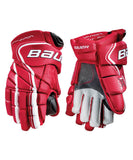 BAUER VAPOR 1X LITE SR HOCKEY GLOVES - Bauer-Vapor1X-Lite-Glvoes-Red-White