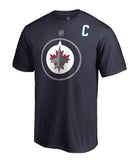 BLAKE WHEELER WINNIPEG JETS FANATICS MEN'S NAME AND NUMBER T SHIRT - Blake-Wheeler-Winnipeg-Jets-Name-Number-Shirt-Front