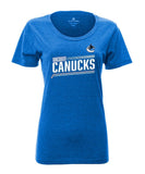BO HORVAT VANCOUVER CANUCKS LEVELWEAR WOMEN'S  NAME & NUMBER T SHIRT - Bo-Horvat-Vancouver-Canucks-Levelwear-Womens-Icing-Name-and-Number-T-Shirt-Front-min