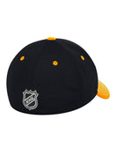 BOSTON BRUINS ADIDAS SR LOCKER ROOM STRUCTURED FLEX  HAT - Boston-Bruins-Adidas-Mens-Locker-Room-Structured-Flex-Hat-Back