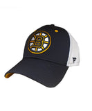 FANATICS BOSTON BRUINS MEN'S PRIMARY LOGO HAT - Boston-Bruins-Fanatics-Primary-Logo-Cap-Side