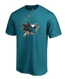 BRENT BURNS SAN JOSE SHARKS FANATICS MEN'S NAME AND NUMBER T SHIRT - Brent-Burns-San-Jose-Sharks-Name-Number-Shirt-Front
