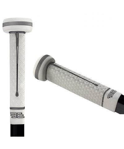 BUTTENDZ SENTRY GOALIE GRIP - WHITE/BLACK - Buttendz-Sentry-Goalie-Stick-Grip-min