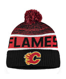 CALGARY FLAMES FANATICS MEN'S RINKSIDE GOALIE CUFFED KNIT TOQUE - CALGARY-FLAMES-FANATICS-MEN_S-RINKSIDE-GOALIE-CUFFED-KNIT-TOQUE-FRONT