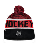 CAROLINA HURRICANES FANATICS MEN'S RINKSIDE GOALIE CUFFED KNIT TOQUE - CAROLINA-HURRICANES-FANATICS-MEN_S-RINKSIDE-GOALIE-CUFFED-KNIT-TOQUE-BACK